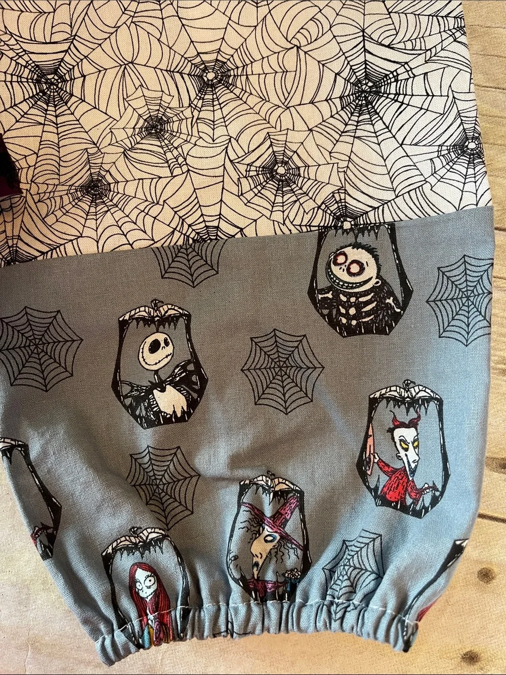 Nightmare Before Cmas Characters Grocery Bag Holder
